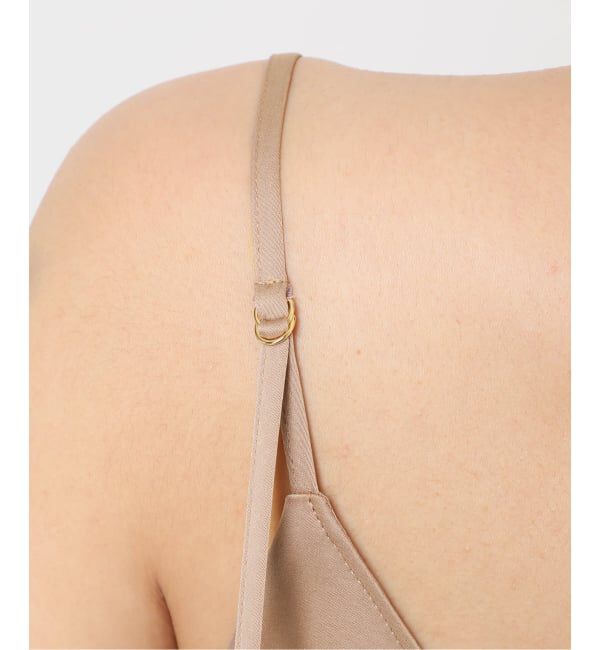 NOBLE「【洗える】ルナサテンコンフォートキャミワンピース」|ワンピース|