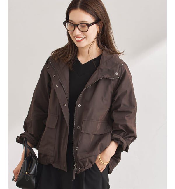 FRAMeWORK「≪洗濯機洗い可≫撥水メモリーウェザーHOODIEブルゾン」|その他|