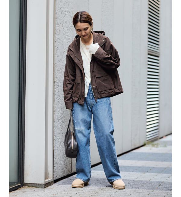 FRAMeWORK「≪洗濯機洗い可≫撥水メモリーウェザーHOODIEブルゾン」|その他|