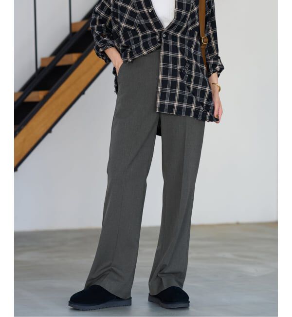 FRAMeWORK「≪追加≫裏起毛フレアパンツ 3」|スラックス|