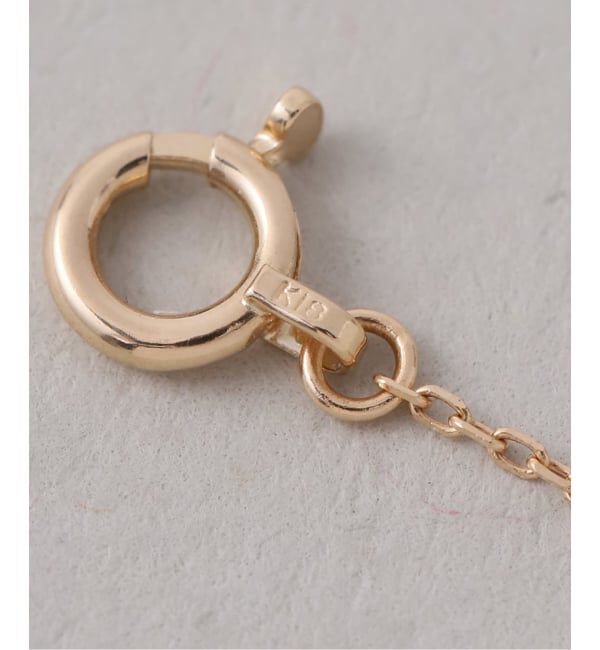 Lilas by Spick&Span「スタッドチェーンネックレス K18」|ネックレス|