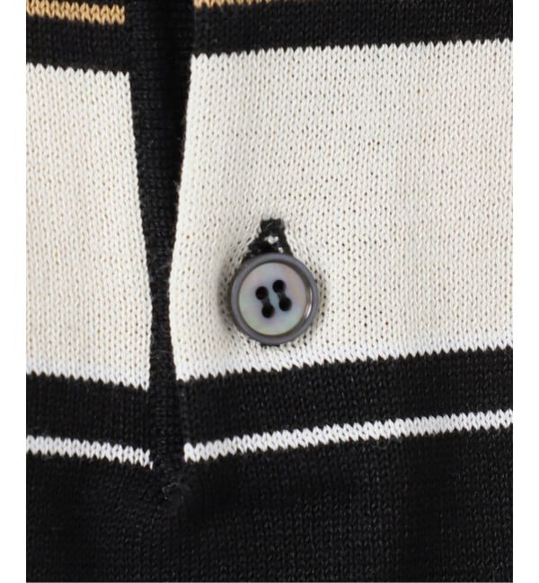 Glyph「《一部店舗+WEB限定》Glyph Multi Border Knit Poloshirt」|ニット・セーター|
