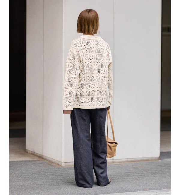 FRAMeWORK「≪予約≫リネン混リアクティブデニムパンツ」|スラックス|