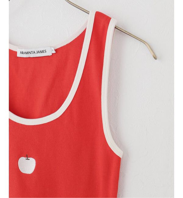 U by SPICK&SPAN「ARAMINTA JAMES/アラミンタ ジェームス MANZANA RIB TANK」|タンクトップ|