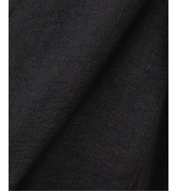 NOBLE「《予約・セットアップ対応》ファジーリネンVカラーベルテッドブラウス」|シャツ・ブラウス|