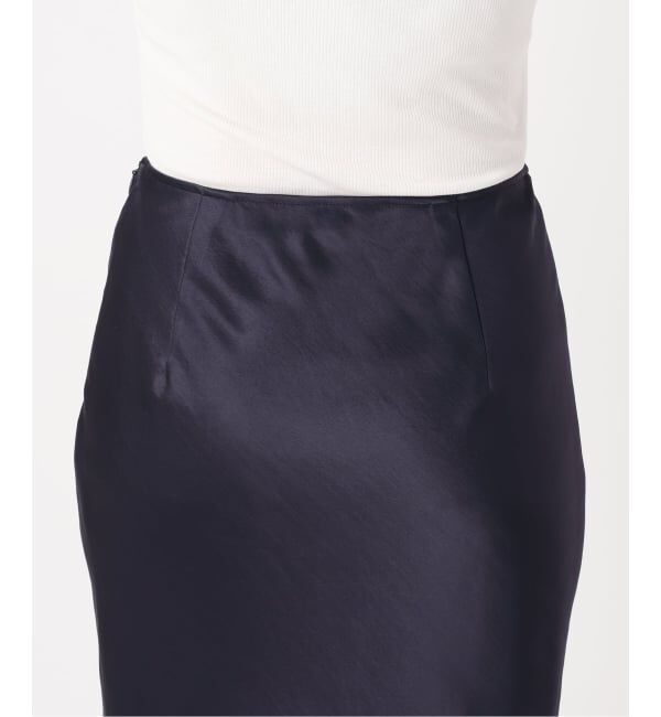 NOBLE「《予約》バイカラーレーススカート」|スカート|