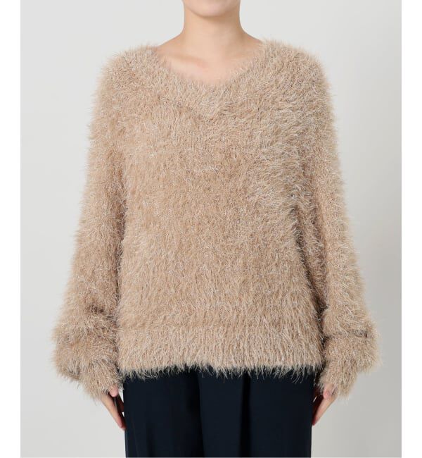  「【洗える】2WAYフェザーニット」|ニット・セーター|