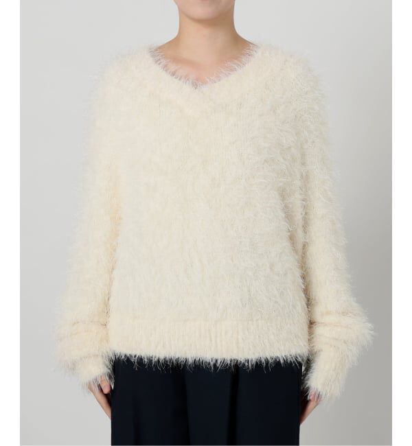  「【洗える】2WAYフェザーニット」|ニット・セーター|