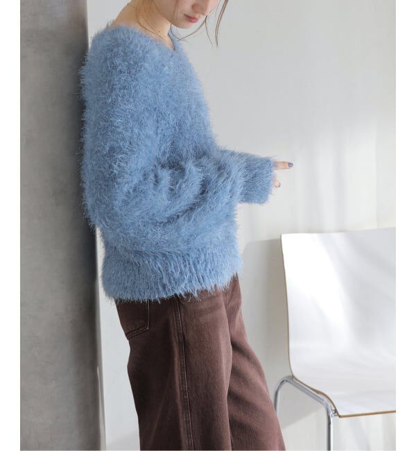  「《追加》【洗える】2WAYフェザーニット」|ニット・セーター|