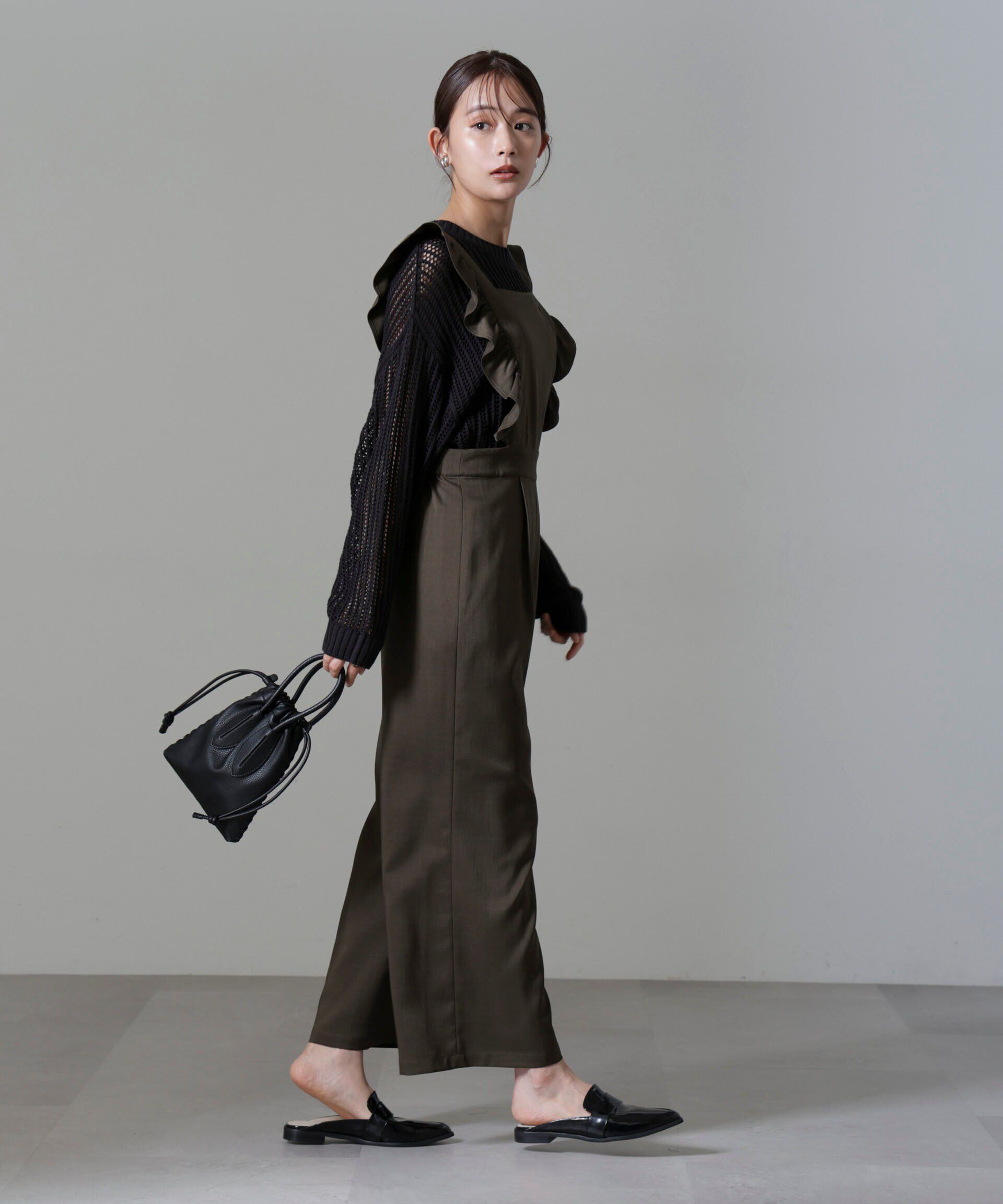 nano･universe「フリルスリーブオールインワン」|ワンピース|