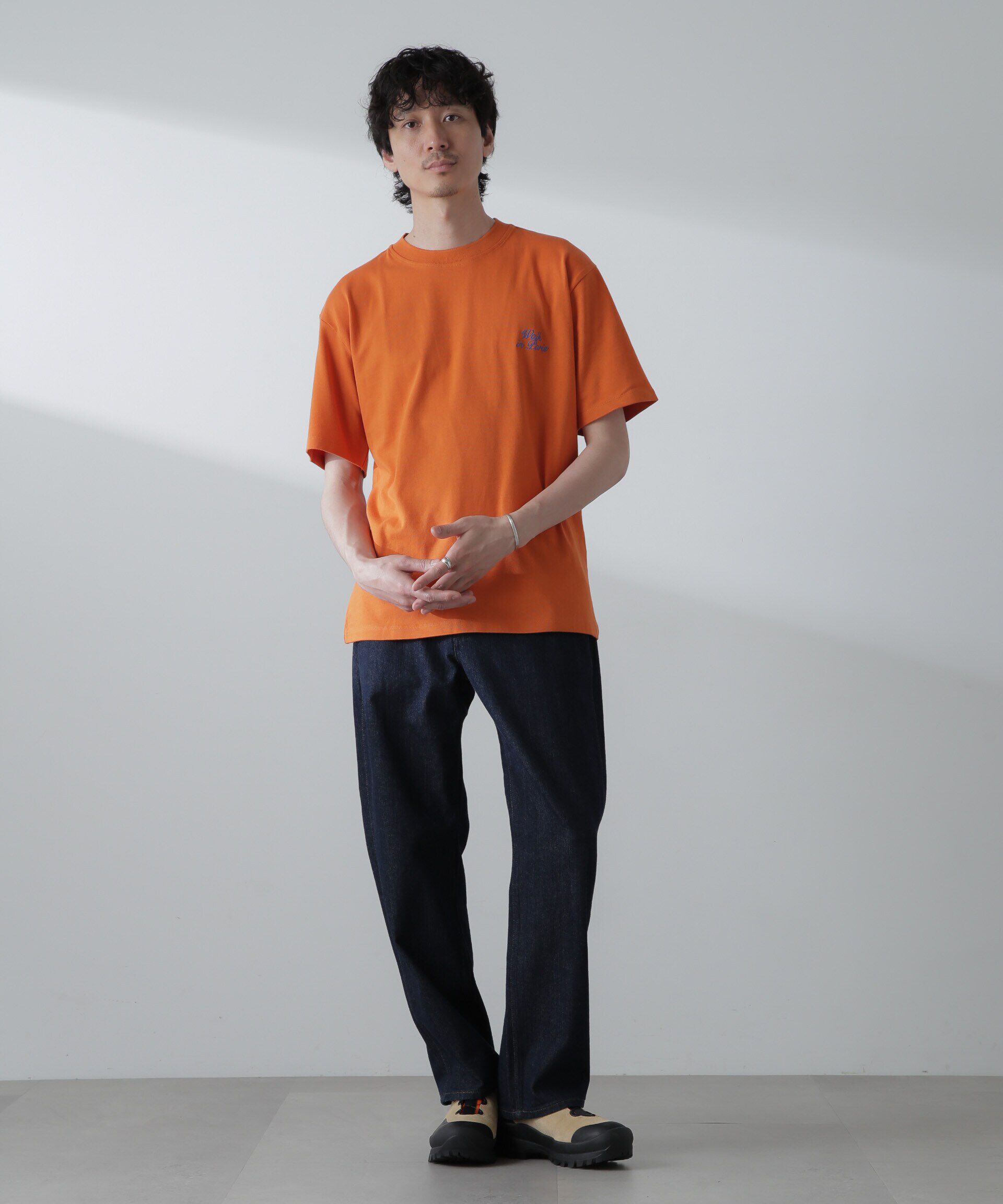 nano･universe「Walk in Paris/Le T-shirt mandarine brode」|Tシャツ・カットソー|