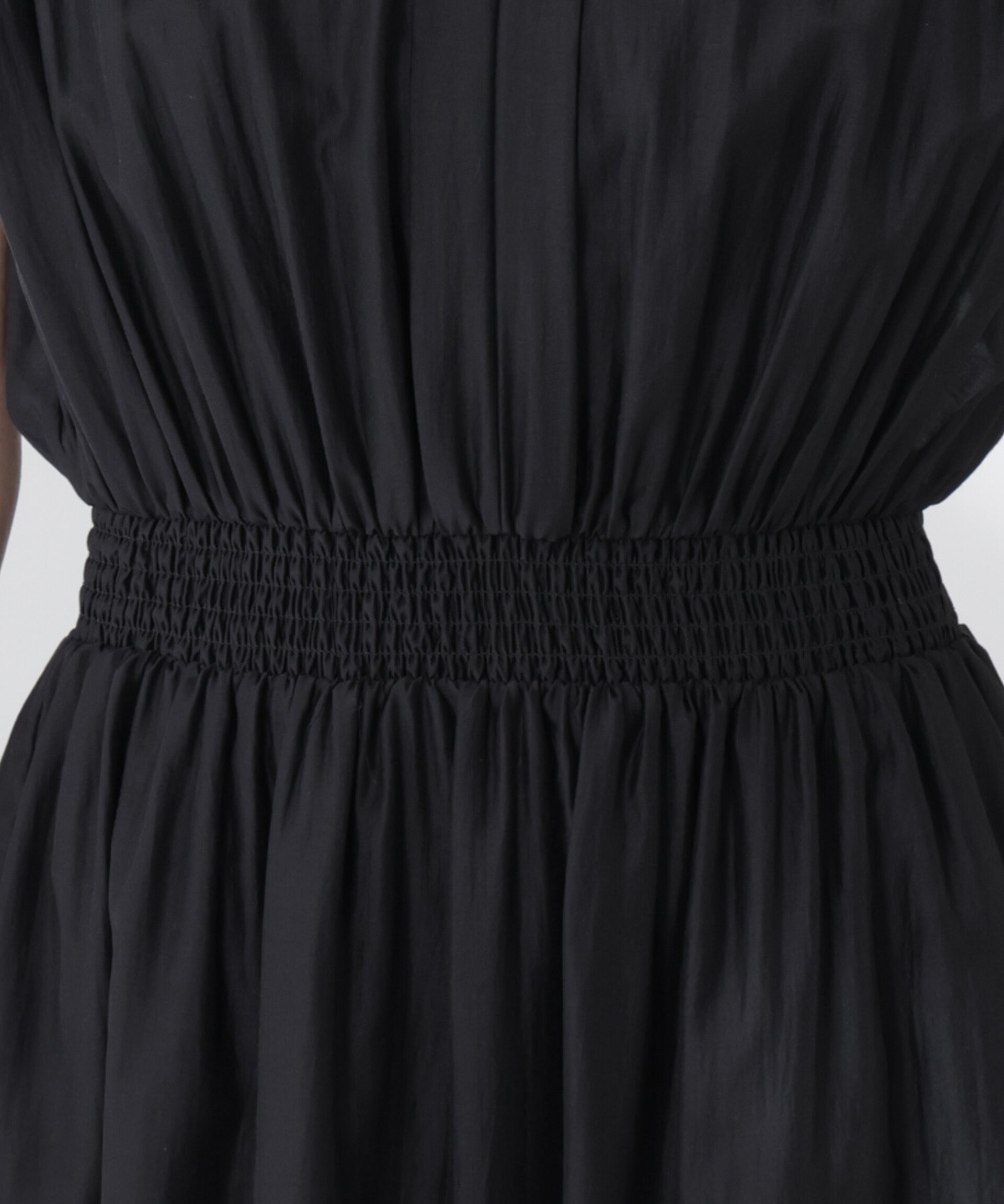 nano･universe「シアーサテンウエストシャーリングワンピース」|ワンピース|