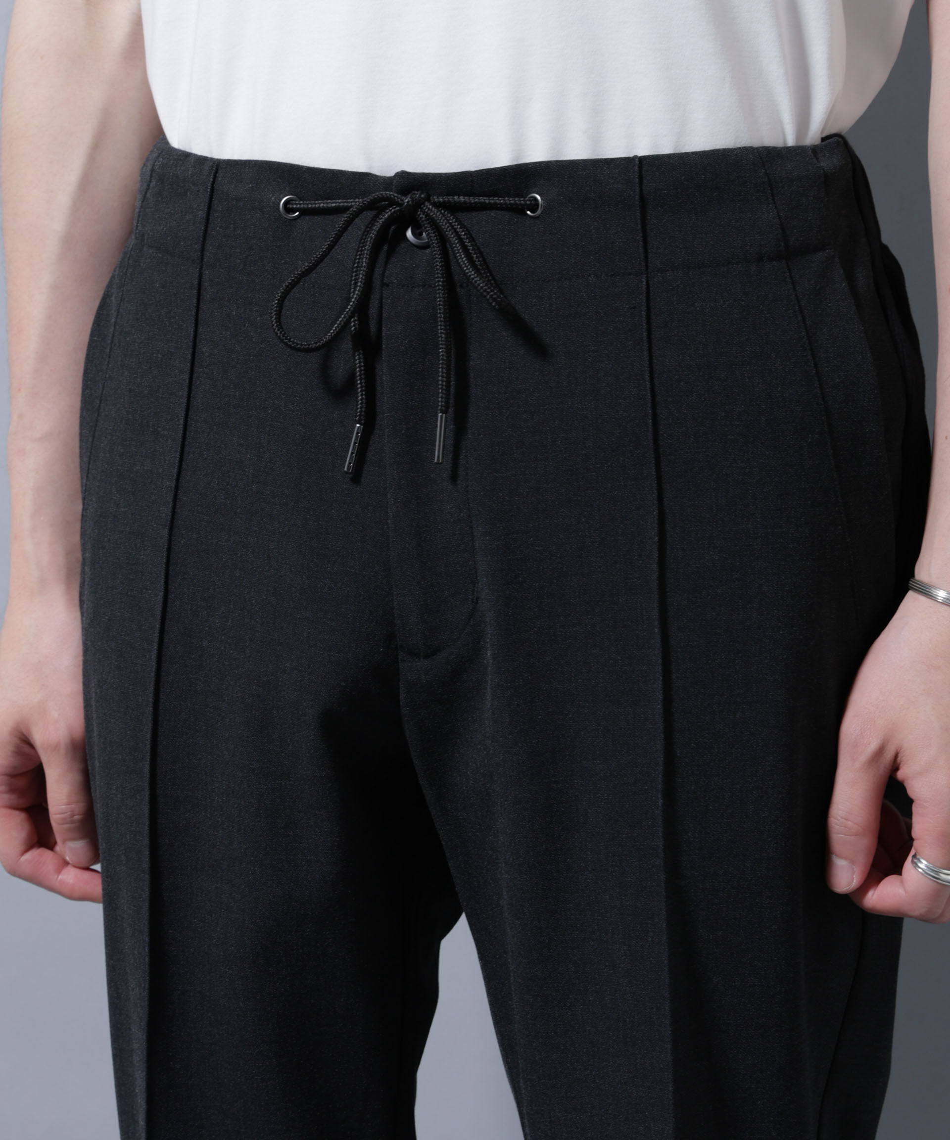 nano･universe「サイドリブストレッチイージーパンツ」|チノ|