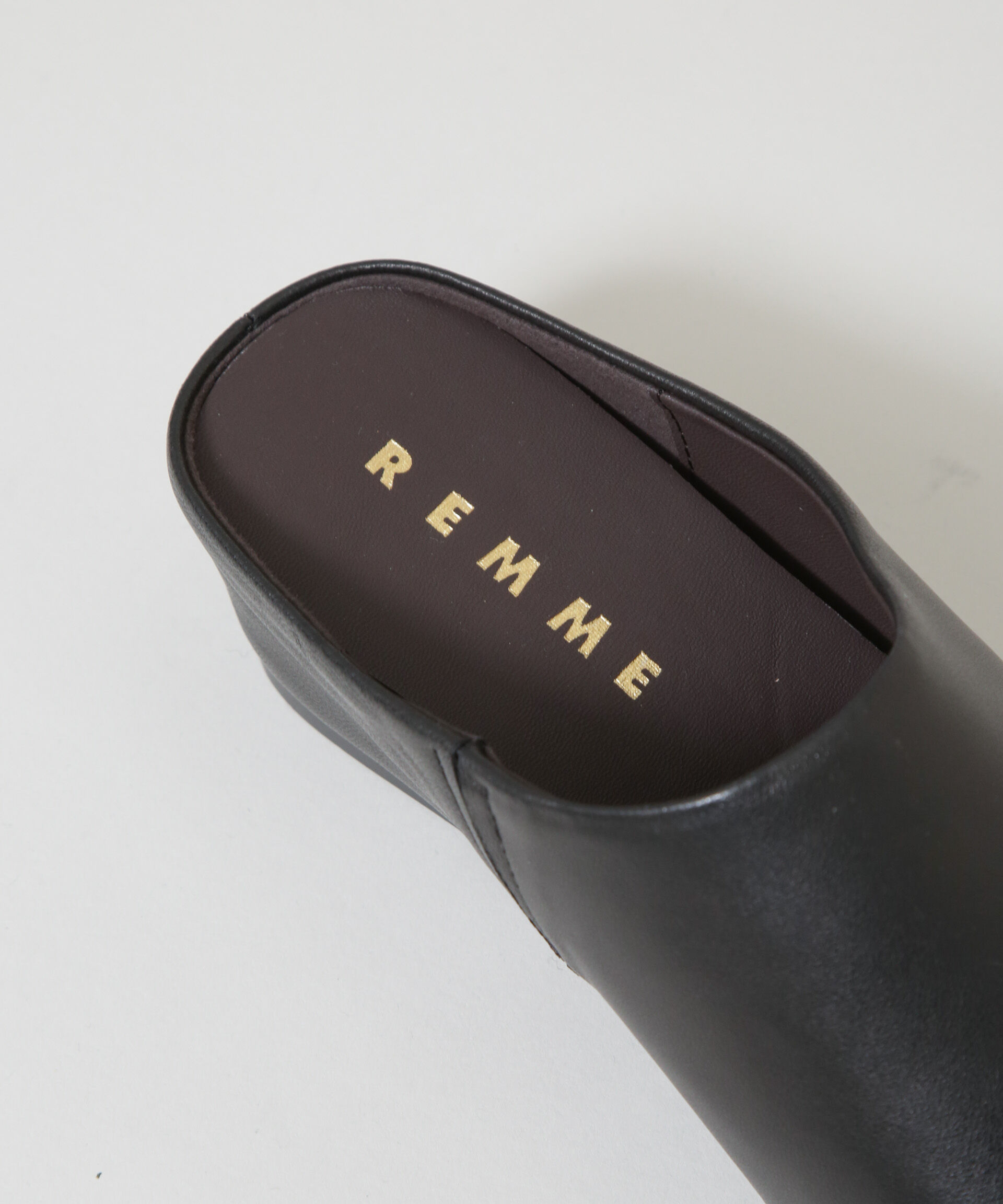 nano･universe「REMME/シープレザーミュール」|ビジネス・ドレスシューズ|