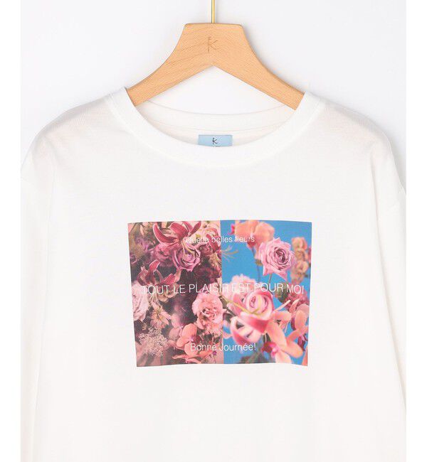 組曲「【Flower Collection】プリントロングTシャツ」|Tシャツ・カットソー|