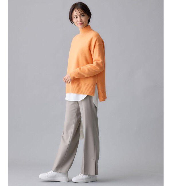 自由区「【洗える】T/R/Wストレッチストレート パンツ」|その他|