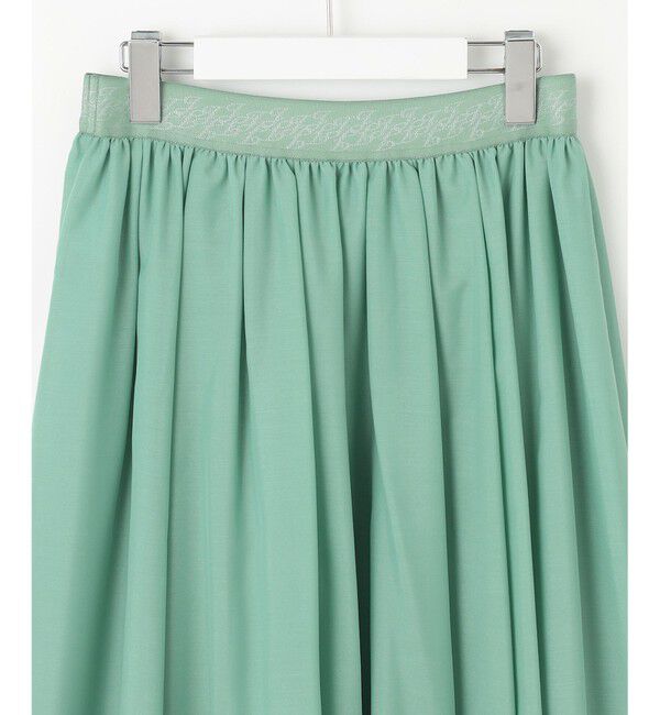 自由区「【ウエストゴム・洗える】シアーギャザー スカート」|スカート|