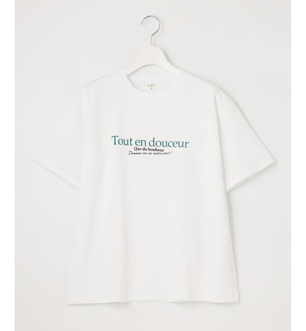 23区「【SLOW/洗える】ロゴ Tシャツ」|Tシャツ・カットソー|