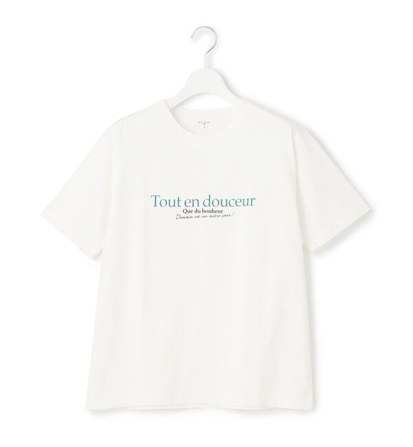 23区「【SLOW/洗える】ロゴ Tシャツ」|Tシャツ・カットソー|