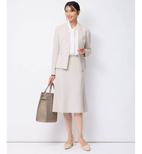 23区「【洗える】バックサテンアムンゼン ボウタイ付き ブラウス」|シャツ・ブラウス|