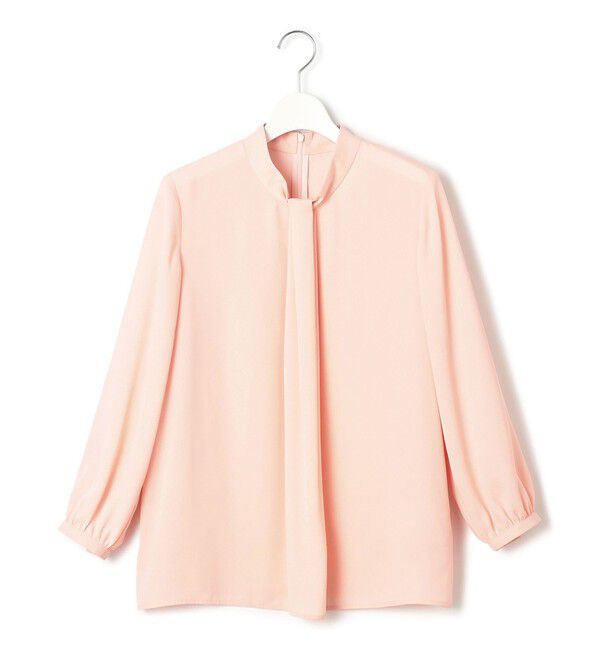 23区「【洗える】バックサテンアムンゼン ボウタイ付き ブラウス」|シャツ・ブラウス|