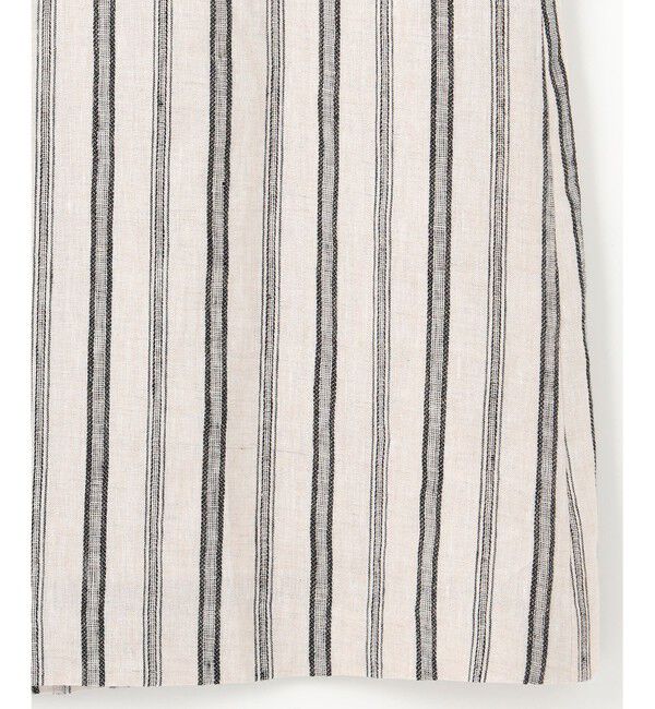 23区「【洗える】リネンストライプ Aライン スカート」|スカート|