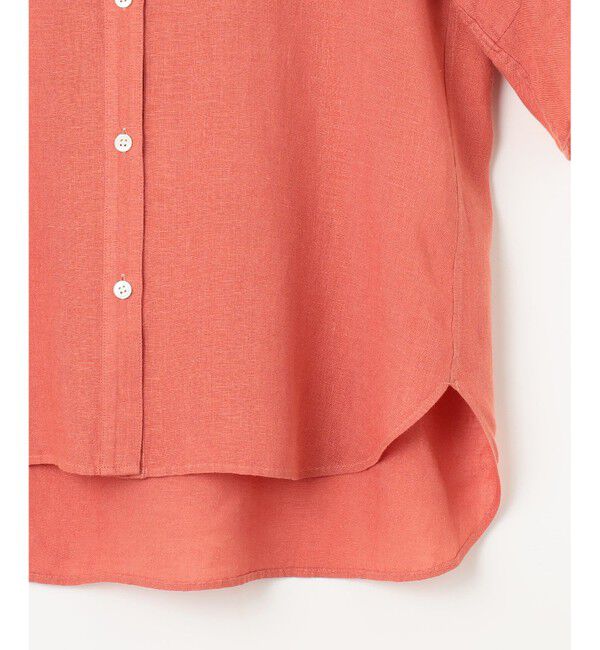 23区「【洗える】LIBECOリネン デザインスリーブ ブラウス」|シャツ・ブラウス|