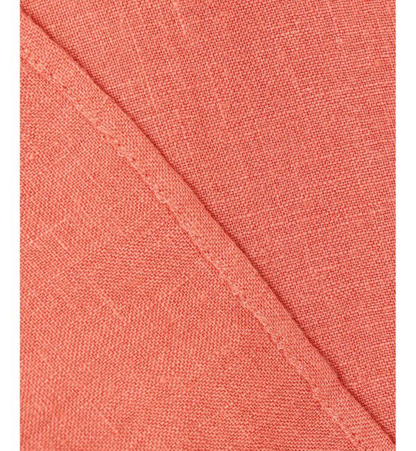 23区「【洗える】LIBECOリネン デザインスリーブ ブラウス」|シャツ・ブラウス|