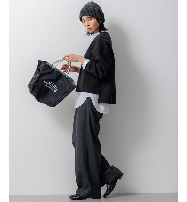 23区「【洗える】CANCLINI バンドカラー シャツ」|シャツ・ブラウス|