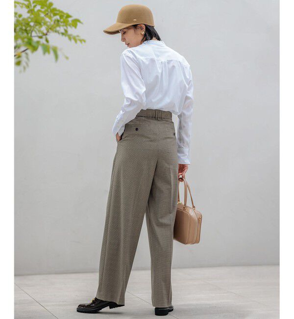 23区「【洗える】CANCLINI バンドカラー シャツ」|シャツ・ブラウス|