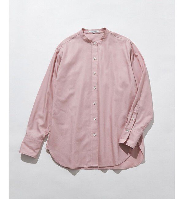 23区「【洗える】CANCLINI バンドカラー シャツ」|シャツ・ブラウス|