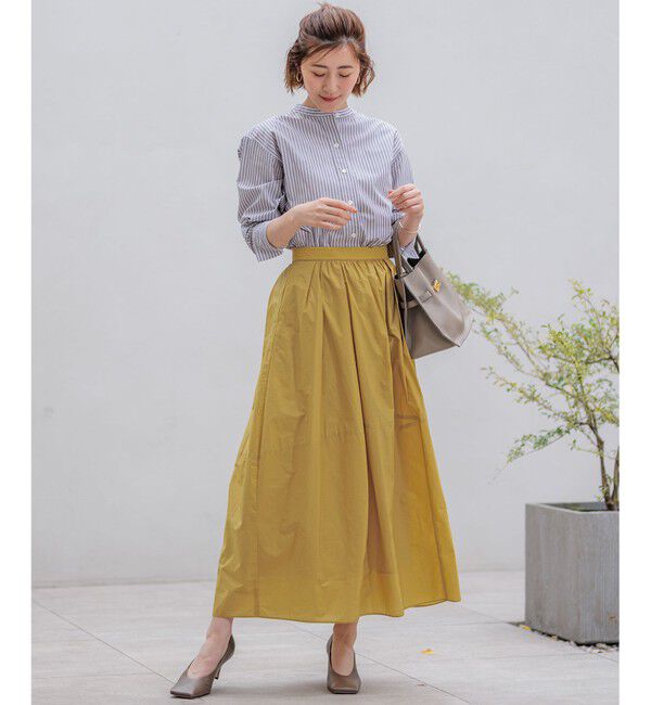 23区「【洗える】CANCLINI バンドカラー シャツ」|シャツ・ブラウス|