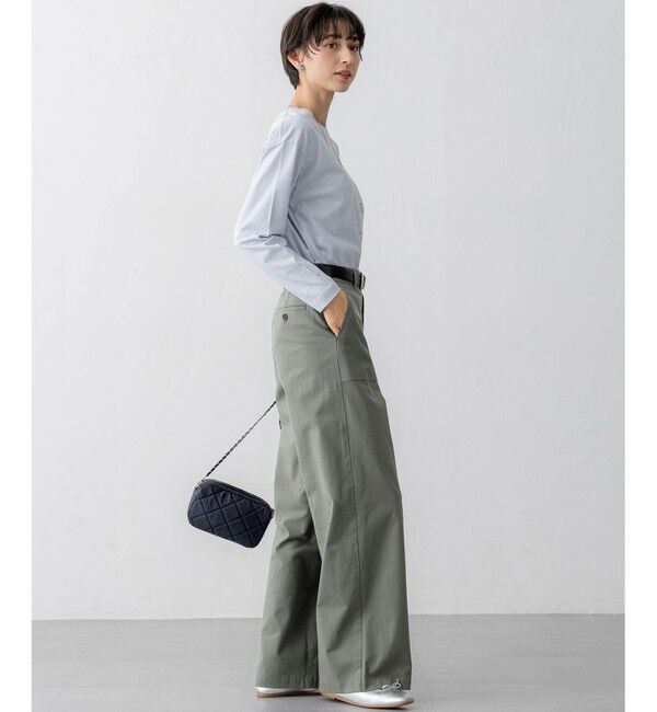 23区「【洗える】レタープリント ロンTEE」|Tシャツ・カットソー|