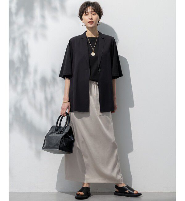 23区「【洗える】ハイエンド フレアスリーブ Tシャツ」|Tシャツ・カットソー|