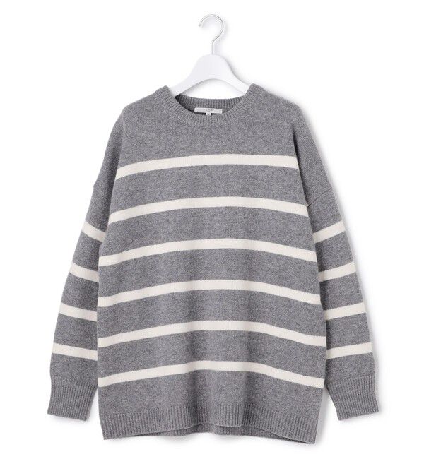 23区「【SLOW/一部店舗限定】ソフトウール ボーダー ニット」|ニット・セーター|