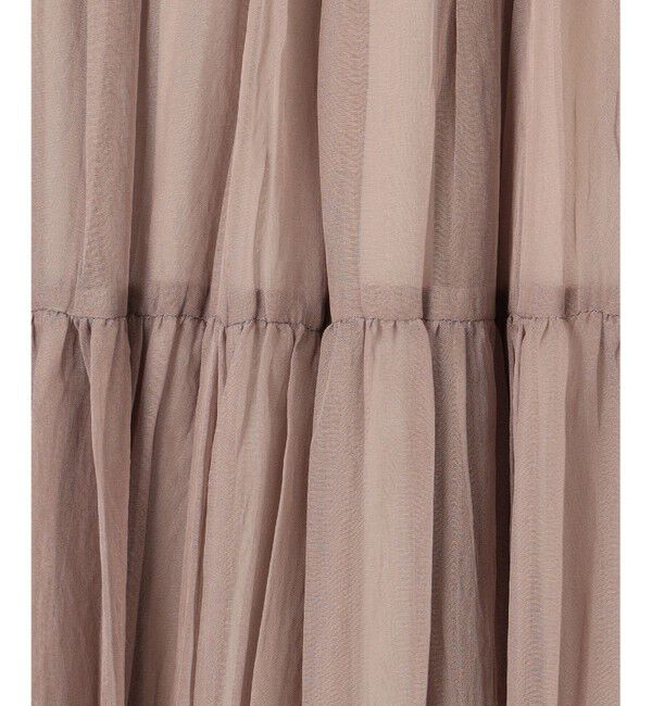 any SiS「【洗える】シアーワッシャーティアード スカート」|スカート|