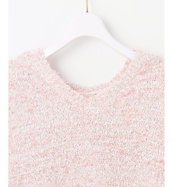 ANY SIS「【前後着用可】リボンヤーン ベスト」|ベスト・ジレ|