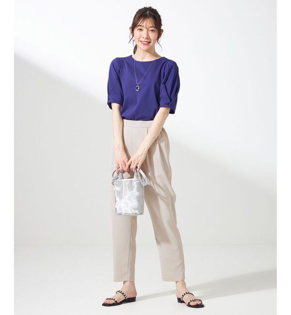 ANY SIS「【接触冷感・吸水速乾・UVカット】サラキレイ テーパードパンツ」|その他|