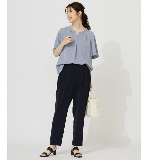 ANY SIS「【接触冷感・吸水速乾・UVカット】サラキレイ テーパードパンツ」|その他|