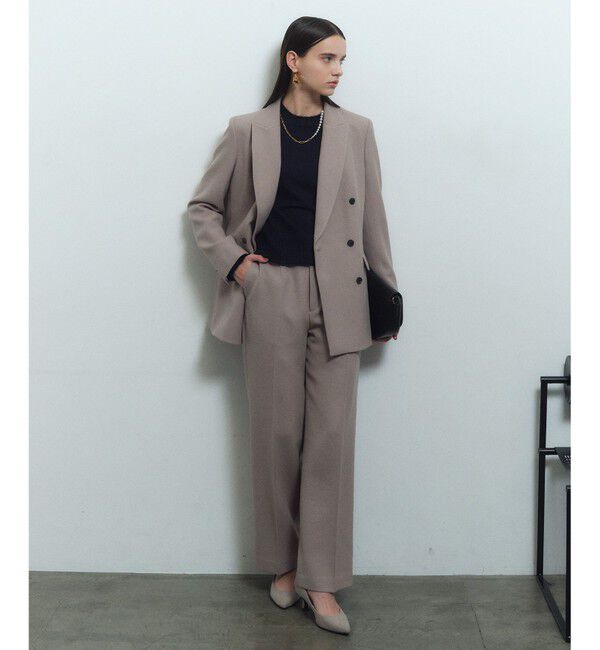 BEIGE,「【Precious掲載】BUNNELL / ウールタブボタンストレートパンツ」|その他|