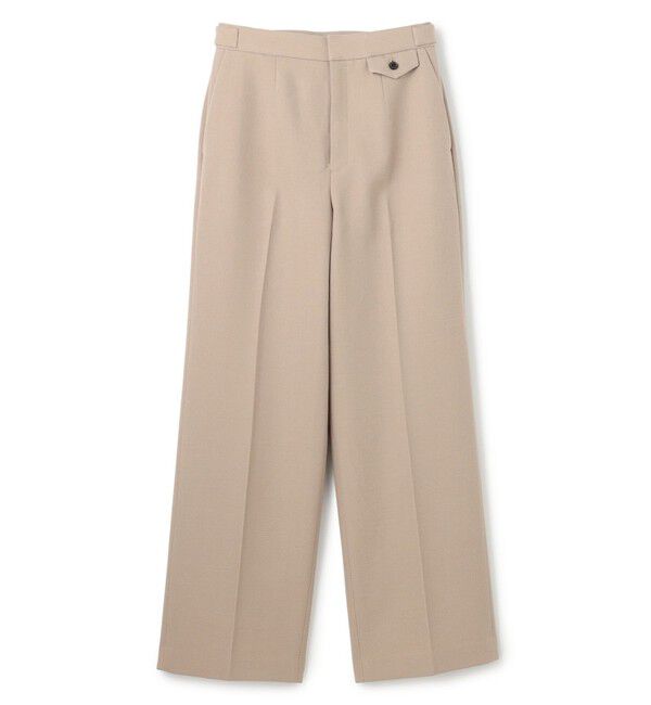 BEIGE,「【Precious掲載】BUNNELL / ウールタブボタンストレートパンツ」|その他|