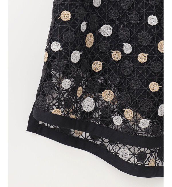 Grace Class「ラメドットボウタイノースリーブ」|シャツ・ブラウス|