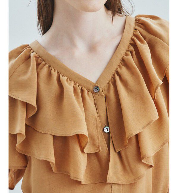 Grace Class「シアーフリルカラーブラウス」|シャツ・ブラウス|