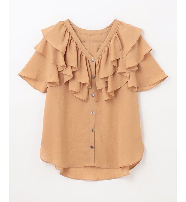 Grace Class「シアーフリルカラーブラウス」|シャツ・ブラウス|