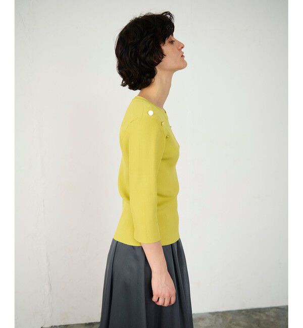 Diagram「メタル釦リブニットトップ」|ニット・セーター|