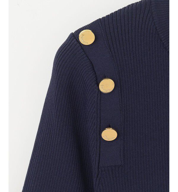 Diagram「メタル釦リブニットトップ」|ニット・セーター|