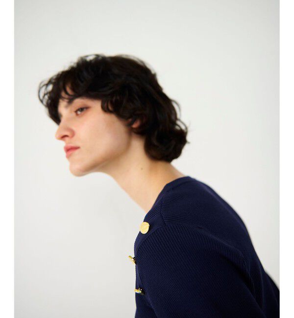 Diagram「メタル釦リブニットトップ」|ニット・セーター|