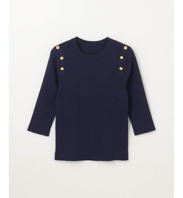 Diagram「メタル釦リブニットトップ」|ニット・セーター|