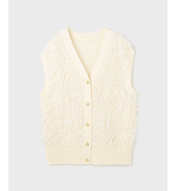 GRACE CONTINENTAL「ループニットベスト」|ベスト・ジレ|