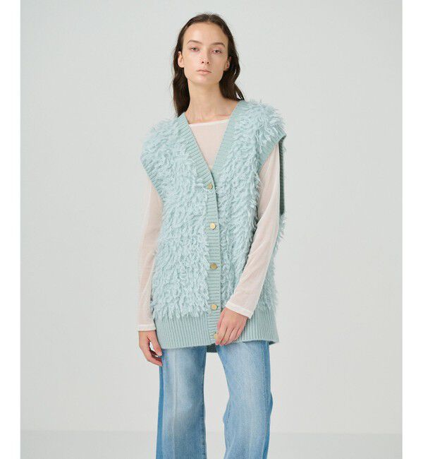 GRACE CONTINENTAL「ループニットベスト」|ベスト・ジレ|